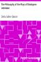 [Gutenberg 8207] • The Philosophy of the Plays of Shakspere Unfolded